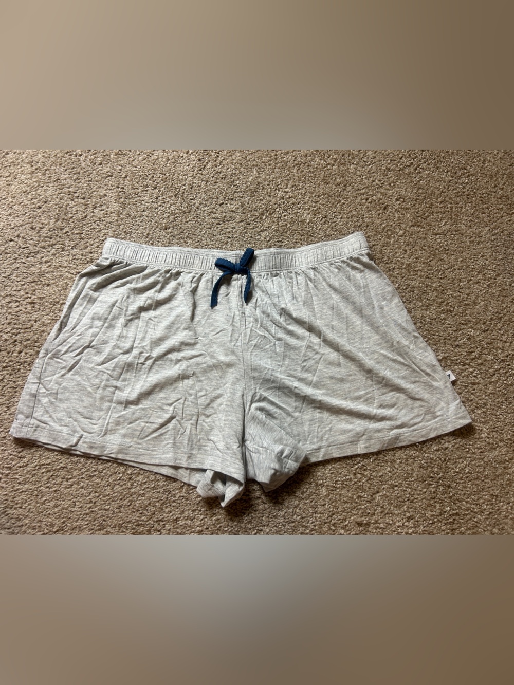 J.B. Womens Lounge Shorts Size Small Gray Drawstring Sleep Pajama Casual Shorts